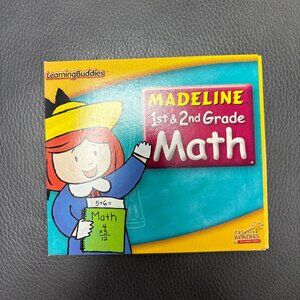 Madeline 1st & 2nd Grade Math Ages 6-9 Learning As Is PC CD 1999